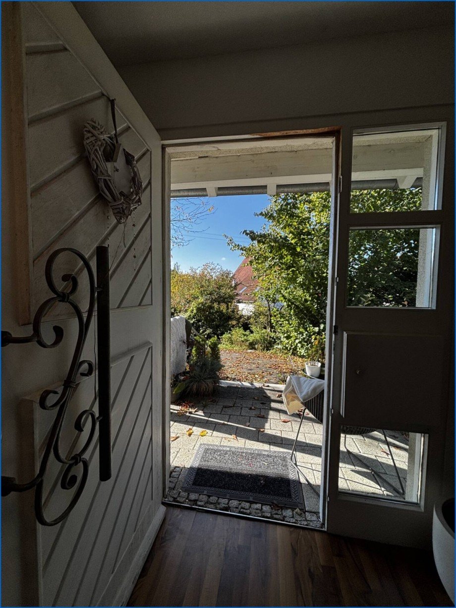 Haust�r Blick nach Aussen Einfamilienhaus M�hlingen / Zoznegg