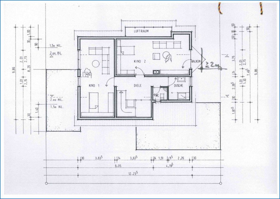 Grundriss DG Einfamilienhaus Radolfzell am Bodensee / B�hringen
