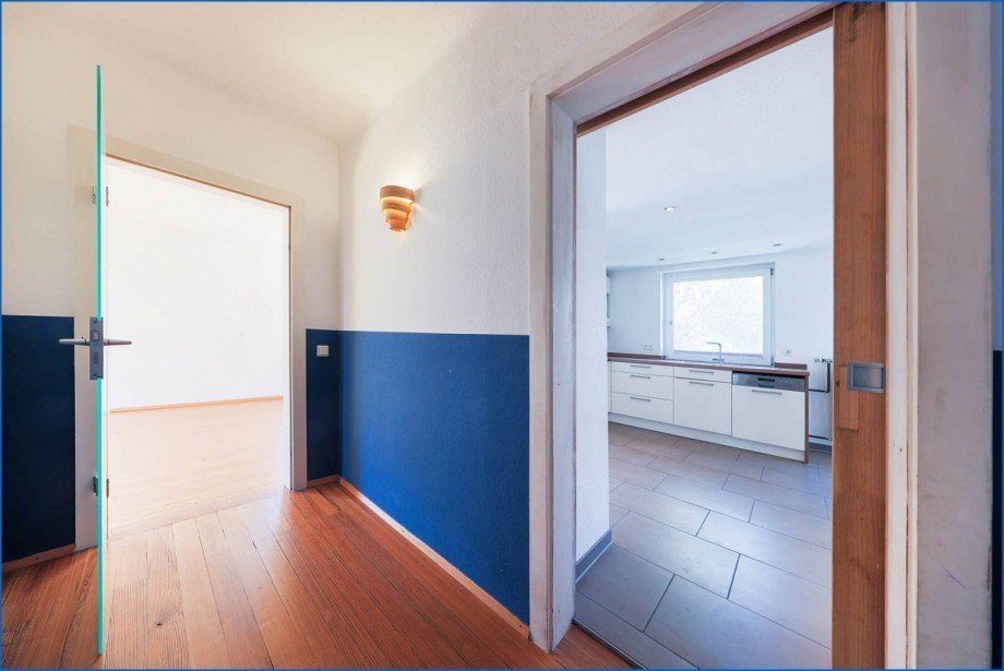 Flur Blick in K�che Etagenwohnung Radolfzell am Bodensee