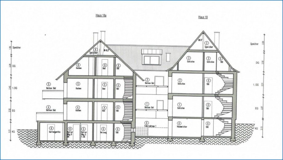 Schnitt Etagenwohnung �berlingen am See