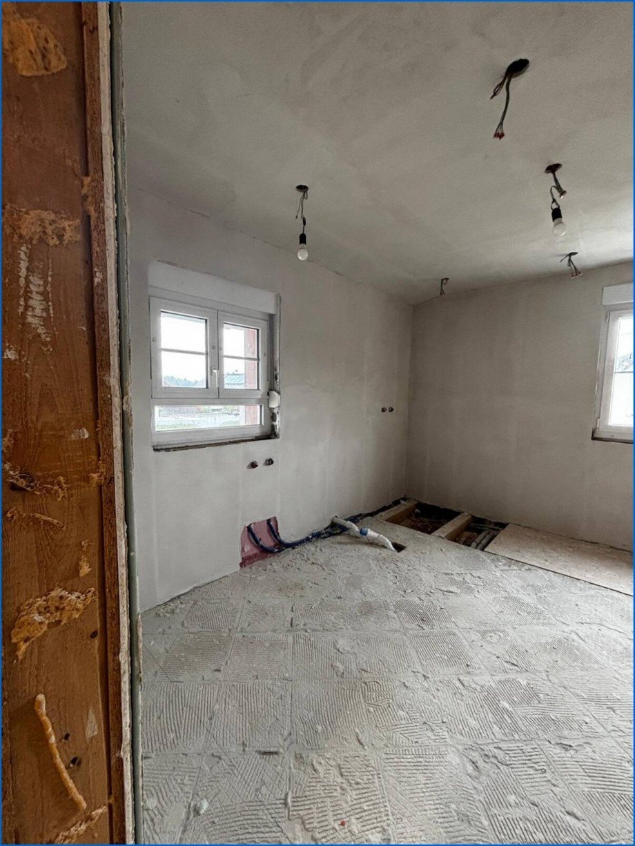 1. OG Raum f�r das Badezimmr Etagenwohnung M�hlingen / Zoznegg