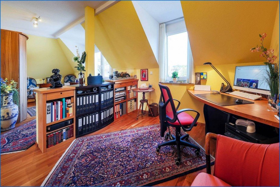Arbeitszimmer Dachgeschosswohnung Radolfzell am Bodensee