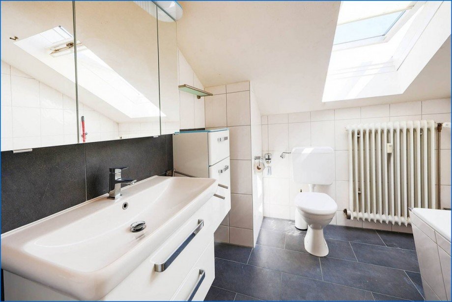Badezimmer Dachgeschosswohnung Gaienhofen-Gundholzen