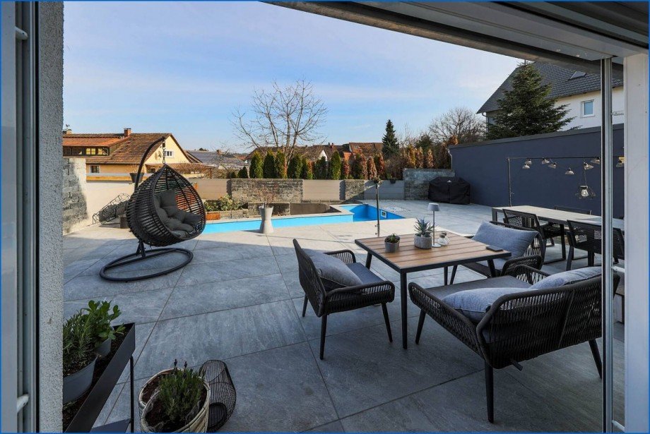 Terrasse Doppelhaush�lfte Gottmadingen / Bietingen