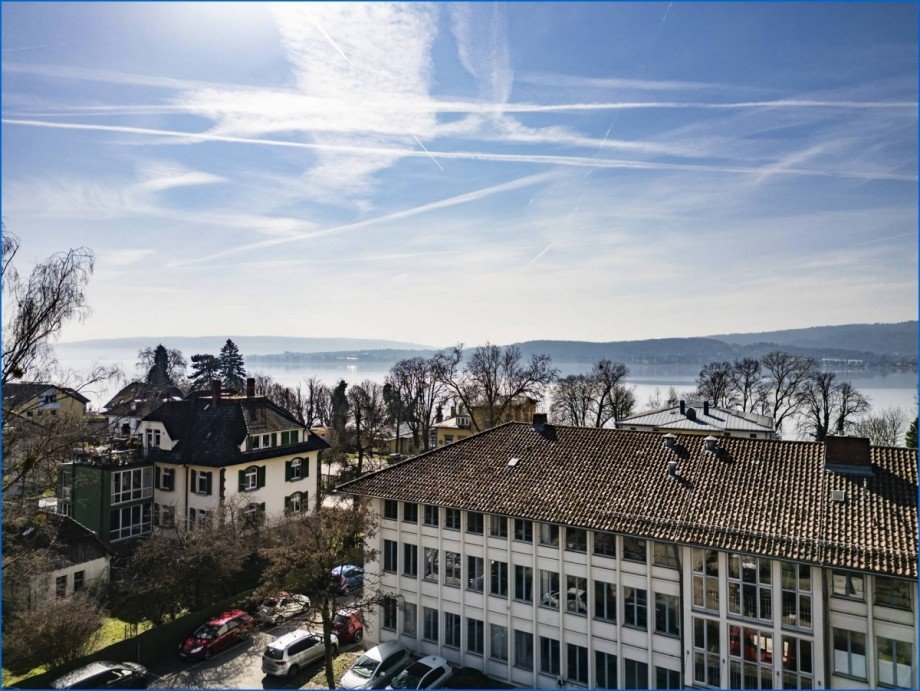 Aussicht S�den Etagenwohnung Radolfzell am Bodensee / Mettnau
