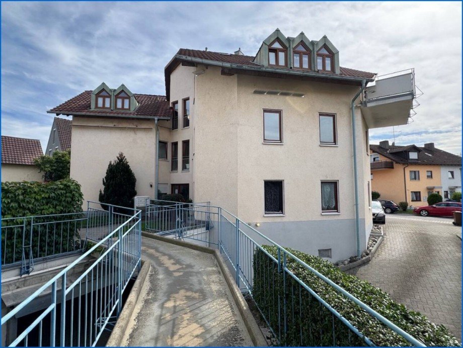 Nord-West Ansicht Etagenwohnung Bodman-Ludwigshafen