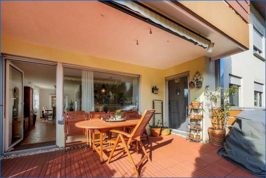Balkonterrasse Erdgeschosswohnung Singen am Hohentwiel