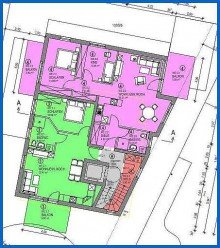 Grundriss 2.OG Neubau Radolfzell: stadtnahe 3,5 Zi.-PENTHOUSE-Wohnung mit Dachterrasse und Aufzug, nur 5 Einheiten!