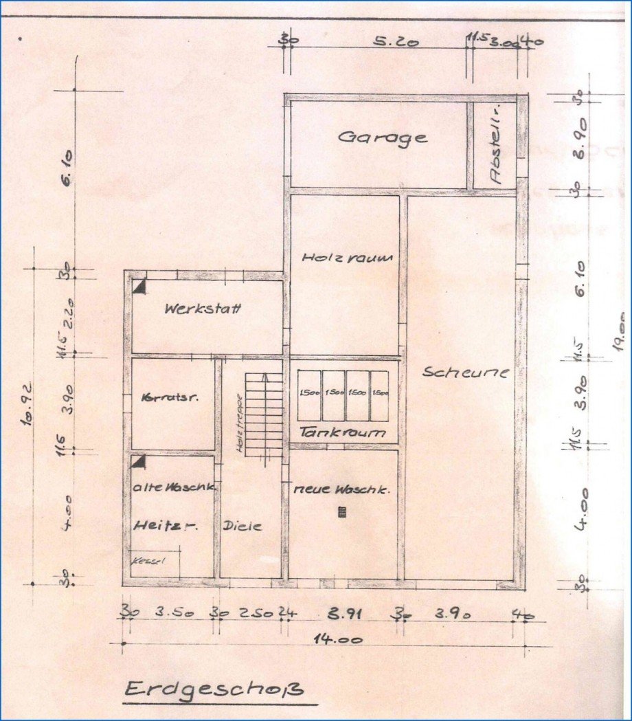 EG Grundriss Einfamilienhaus Stei�lingen