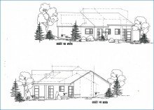 Ansichten westen_norden Neuer Preis - Sch�nes Architektenhaus mit gro�em Garten in l�ndlichem Idyll - sofort beziehbar!