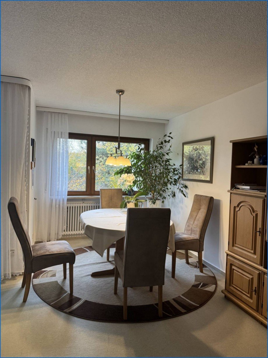 Essbereich Wohnzimmer Etagenwohnung Radolfzell am Bodensee