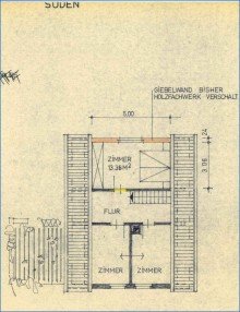 Grundriss DG Kompaktes EFH mit Garten in ruhiger, gesuchter Lage von B�hringen (Variante)