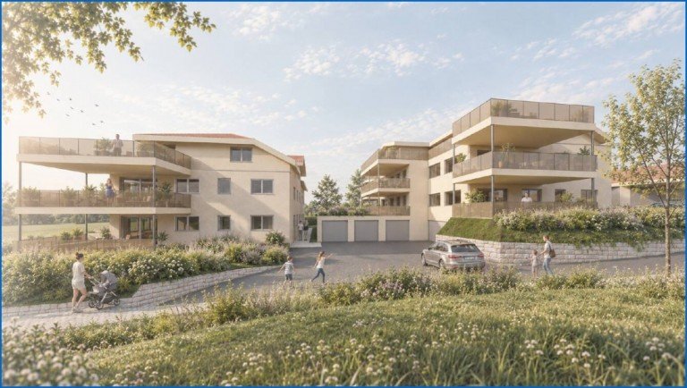 Au�enansicht Orsingen-Nenzingen Etagenwohnung Orsingen: attraktive Neubau-Wohnungen m. Blick, altersgerecht m. Aufzug, tolle Balkone/Terrassen uvm