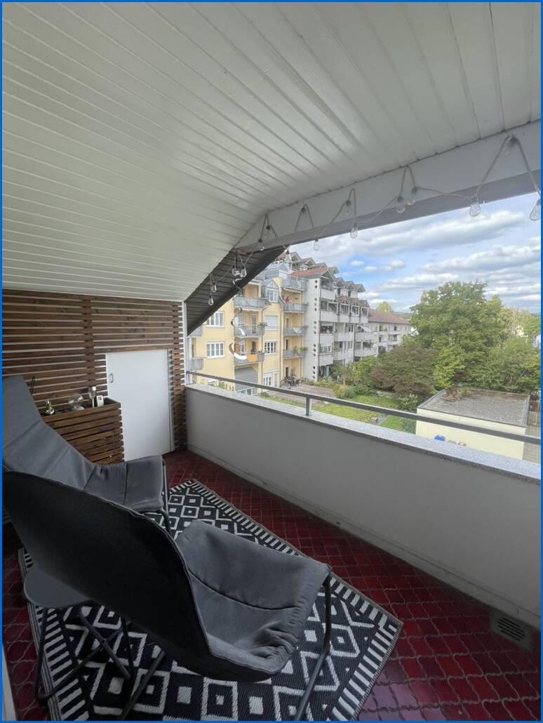 Balkon Dachgeschosswohnung Radolfzell am Bodensee