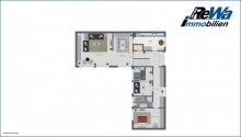 Erdgeschoss Perfekt f�r Familien, Winkel-Bungalow in sch�ner ruhiger Lage von KN-F�rstenberg mit Garage.