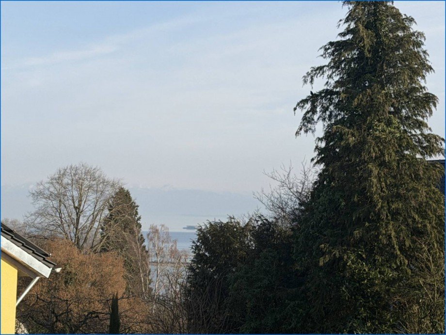 Blick Balkon Etagenwohnung Konstanz / Litzelstetten