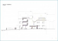 Ansicht Nordwest VK-START: KFW 40 Plus - Attraktive 4,5 Zi.-Whg. im OG, Balkon, Aufzug, W�rmepumpe, FB-Hzg., PV, etc.