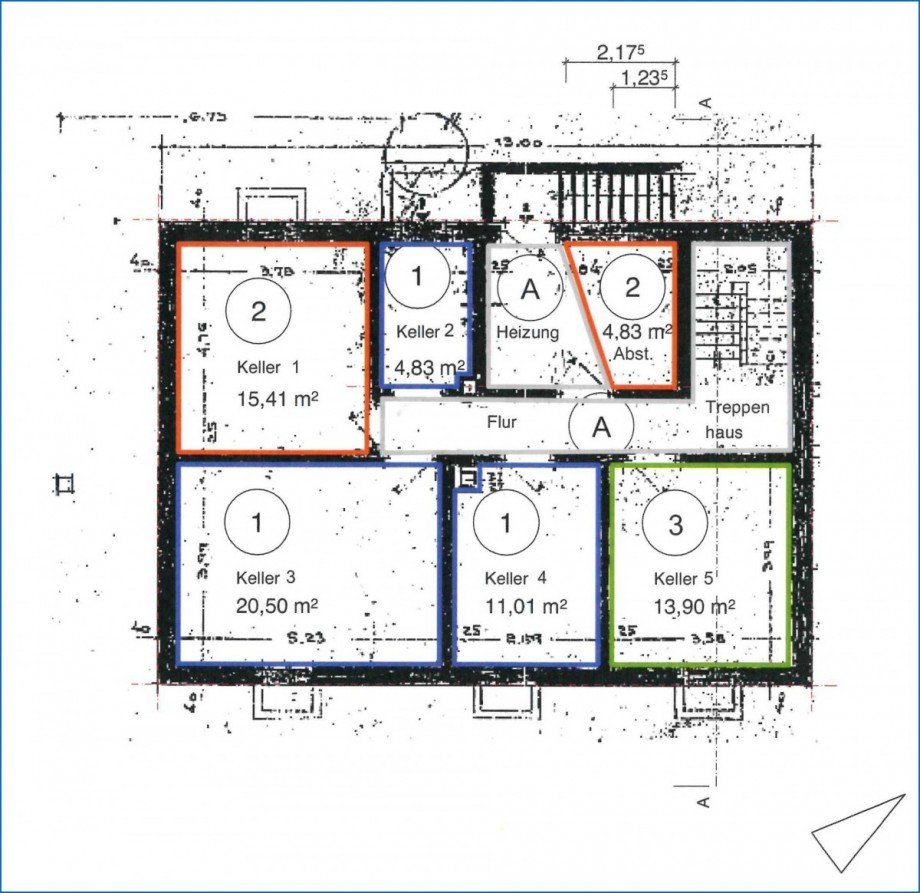 Grundriss KG-gesamt und Wg 3 Dachgeschosswohnung Radolfzell am Bodensee