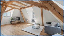 Wohnzimmer/Esszimmer Historischer Charme trifft moderne Perfektion