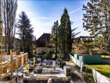 Aussicht S�den Traumhafte Neubau Wohnung im 2. OG mit Balkon in Top Lage auf der Mettnau