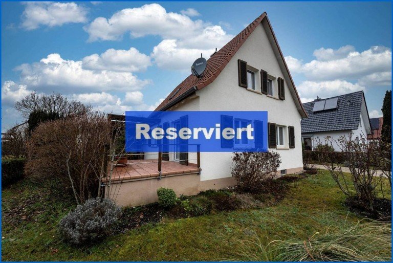 Aussen m. Terrasse Radolfzell am Bodensee / B�hringen Einfamilienhaus Kompaktes EFH mit Garten in ruhiger, gesuchter Lage von B�hringen (Variante)