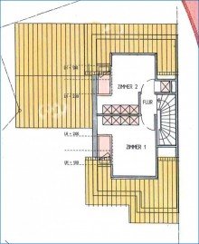 Grundriss DG Sch�ne DHH mit viel Platz und Einzel-Garage in ruhiger Lage - aktuell vermietet!