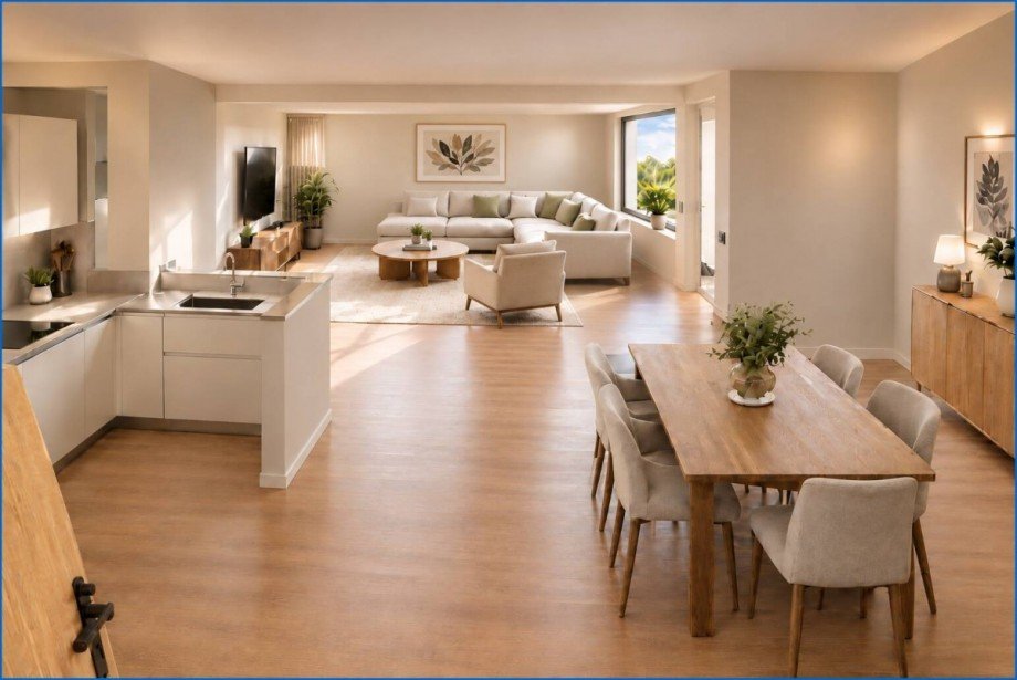 Innenansicht visuell Etagenwohnung Radolfzell am Bodensee