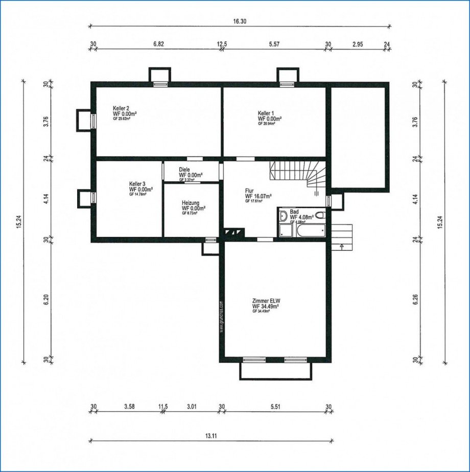 KG Grundriss Bungalow Rielasingen-Worblingen / Worblingen