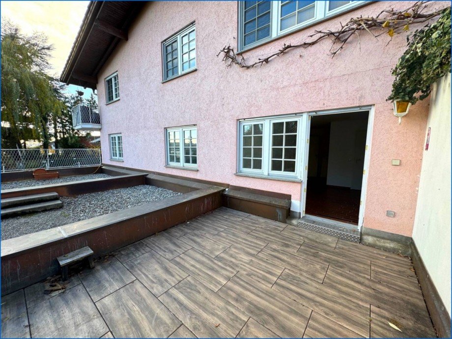 Ost-Terrasse Erdgeschosswohnung Allensbach / Hegne