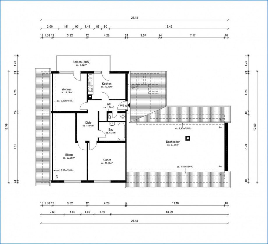 Grundriss Whg.06 Mehrfamilienhaus Tengen / Watterdingen