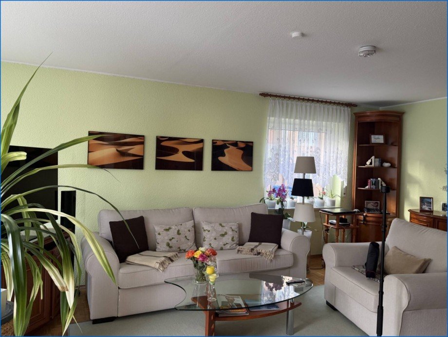 Helles Wohnzimmer Etagenwohnung Konstanz / Litzelstetten