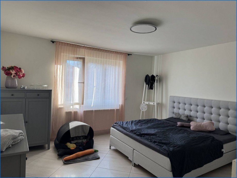 Schlafzimmer, m�bliert Etagenwohnung Singen