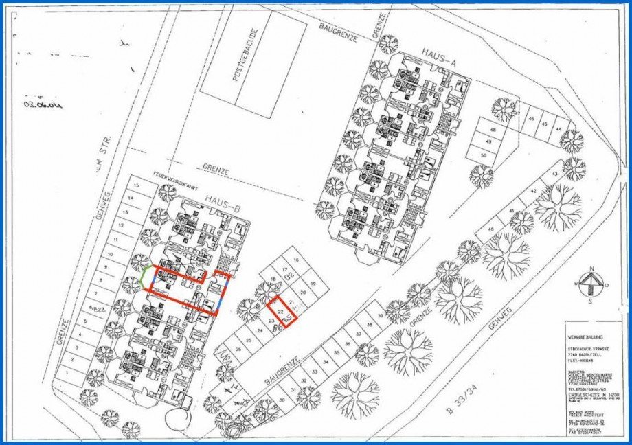 Grundriss EG Erdgeschosswohnung Radolfzell am Bodensee
