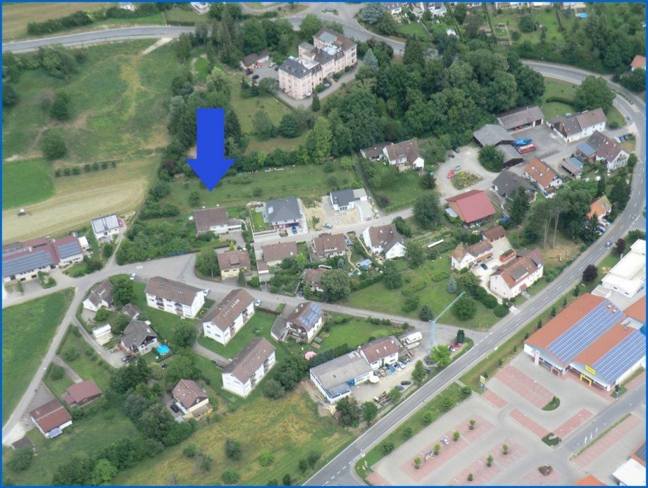 Luftbild-1 Zweifamilienhaus Gailingen am Hochrhein