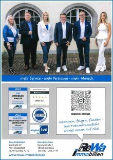 ReWa Immobilien_Kontakt RZ-City / Mehrfamilienhaus mit 3 Wohnungen, gro�em Grundst�ck, Doppel-Garagen usw. ideale Lage!