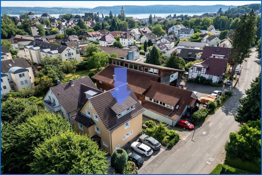 Haus 18 und 18a Luftbild Dachgeschosswohnung �berlingen am See