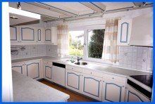 Einbauk�che, Ansicht 1 Repr�sentative und stimmungsvolle 4,5 Zi.-EG-Wohnung mit gro�em Balkon in 3 FH, Stockach-Oberstadt!