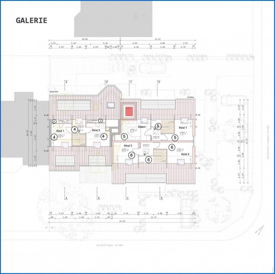Grundriss Galerie Etagenwohnung Radolfzell am Bodensee
