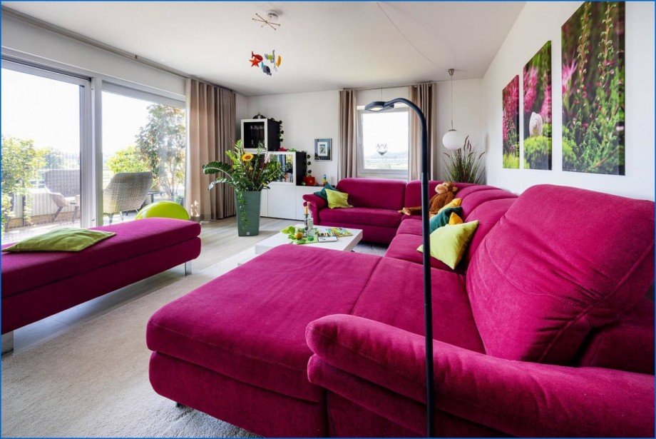 EG-Wohnzimmer Mehrfamilienhaus Frickingen-Altheim