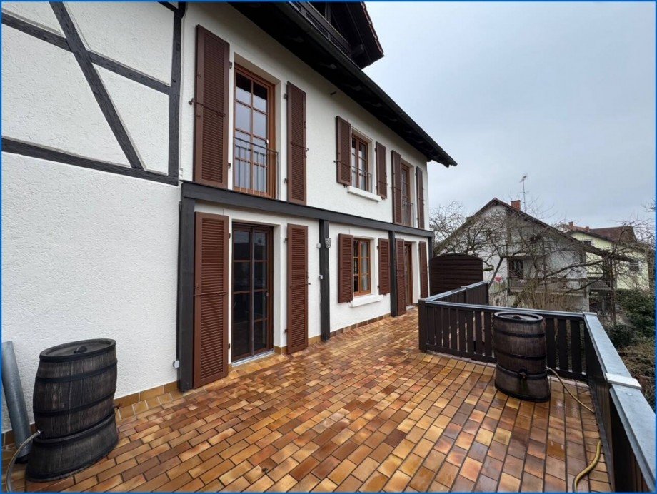 sonnige Terrasse Maisonettewohnung Radolfzell am Bodensee / B�hringen