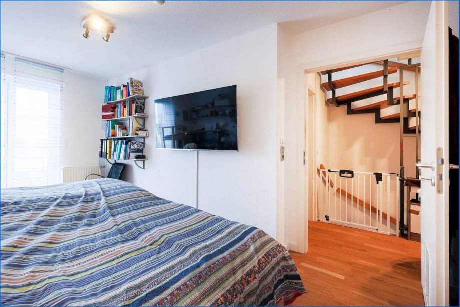 Obergeschoss_Schlafzimmer Reihenmittelhaus Konstanz