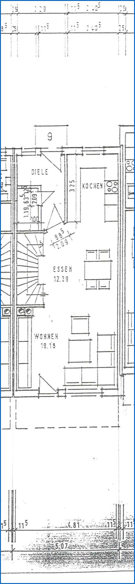 Grundriss EG Reihenmittelhaus Radolfzell am Bodensee / B�hringen