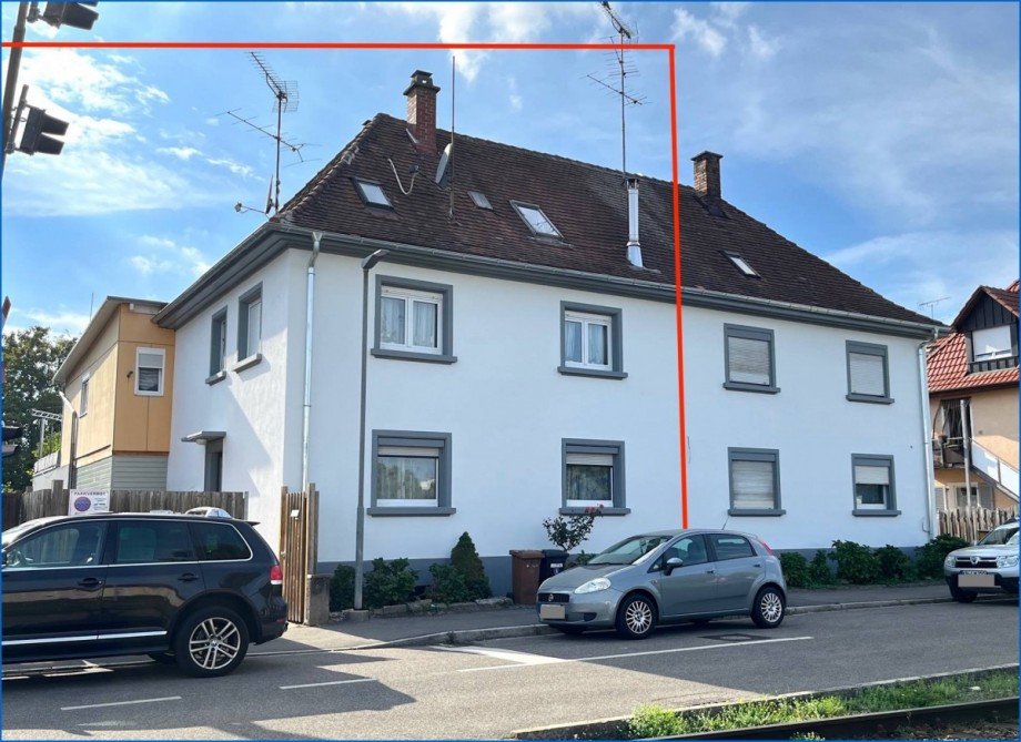 Stra�enansicht Mehrfamilienhaus Singen am Hohentwiel
