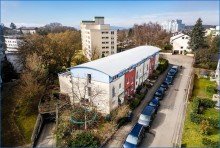 Hausansicht von links oben Sch�nes Reihenmittelhaus in zentraler und toller Lage in Konstanz-K�nigsbau zu verkaufen