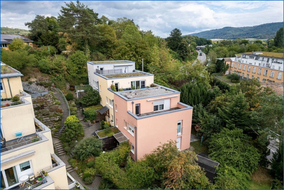 Drohne Reihenmittelhaus Rielasingen-Worblingen / Worblingen