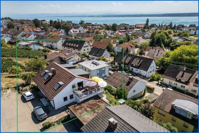 Titel 1 Meersburg Zweifamilienhaus Attraktives 3-FH mit traumhafter Seesicht, Bestlage Meersburg-Weinberge, sehr ruhig , Sackgasse !