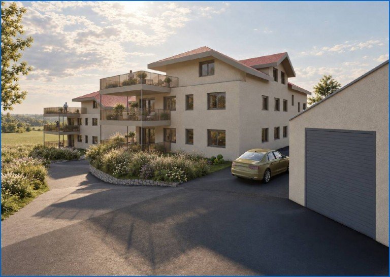 Au�enansicht Orsingen-Nenzingen Etagenwohnung Orsingen: attraktive Neubau-Wohnungen m. Blick, altersgerecht m. Aufzug, tolle Balkone/Terrassen uvm