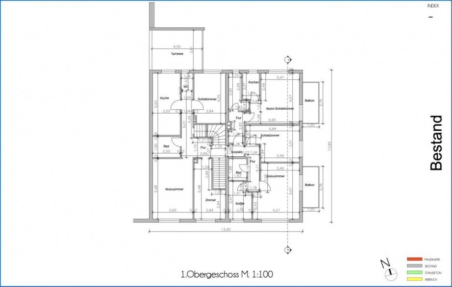 0G Grundriss Wohn- / Gesch�ftshaus Konstanz / F�rstenberg