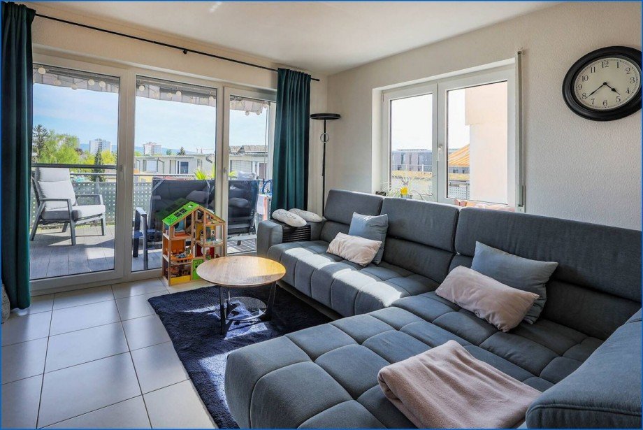 Wohnzimmer Etagenwohnung Radolfzell am Bodensee