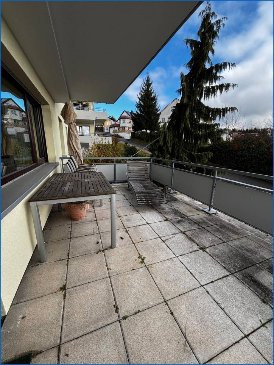 Balkon 1 Erdgeschosswohnung Meersburg